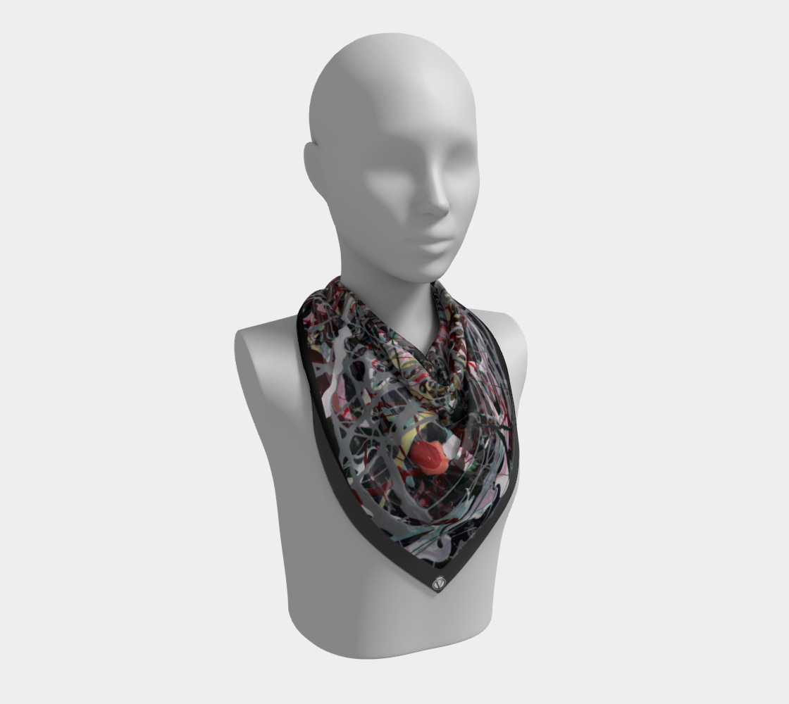 Silk Habotai Scarf - Duplicity