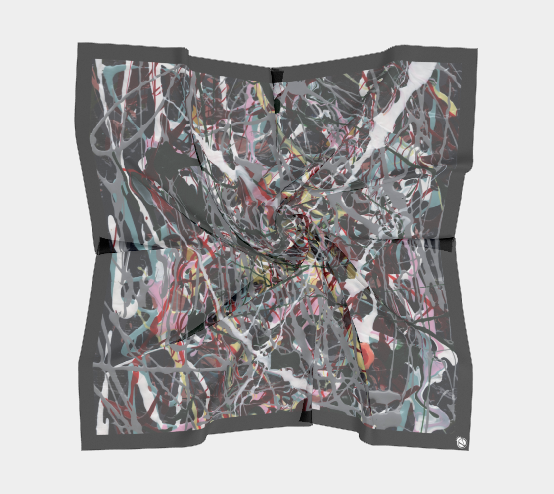 Silk Habotai Scarf - Duplicity