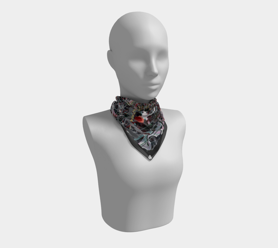 Silk Habotai Scarf - Duplicity