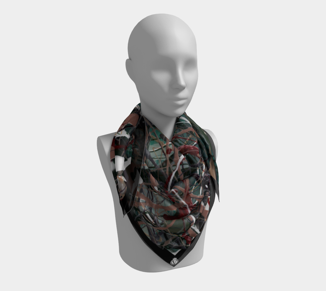 Silk Habotai Scarf - Charlotte's Demise