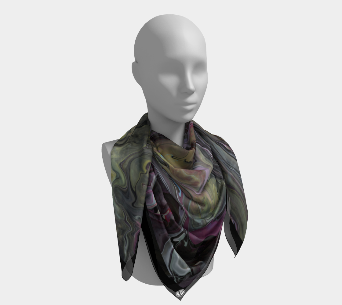 Silk Habotai Scarf - Soothing Anarchy