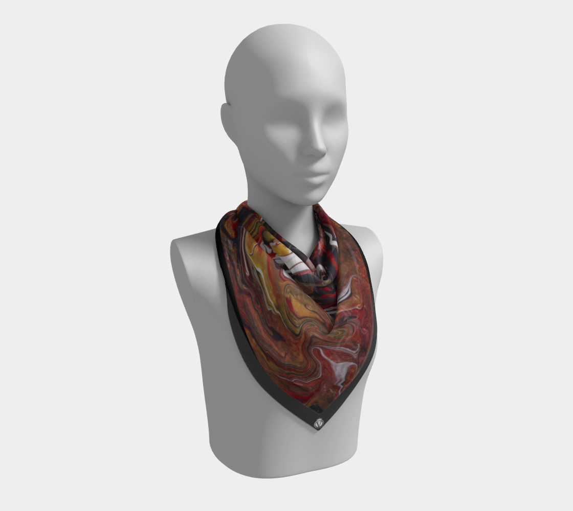 Silk Habotai Scarf - Eastern Expansion