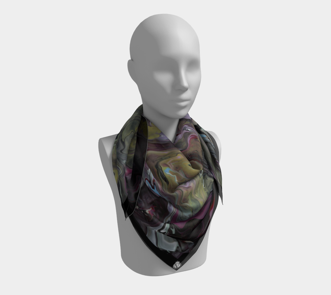 Silk Habotai Scarf - Soothing Anarchy