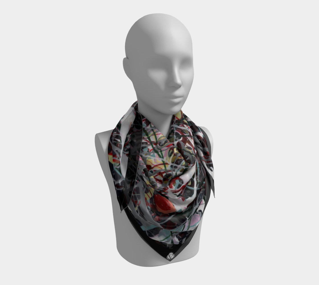 Silk Habotai Scarf - Duplicity