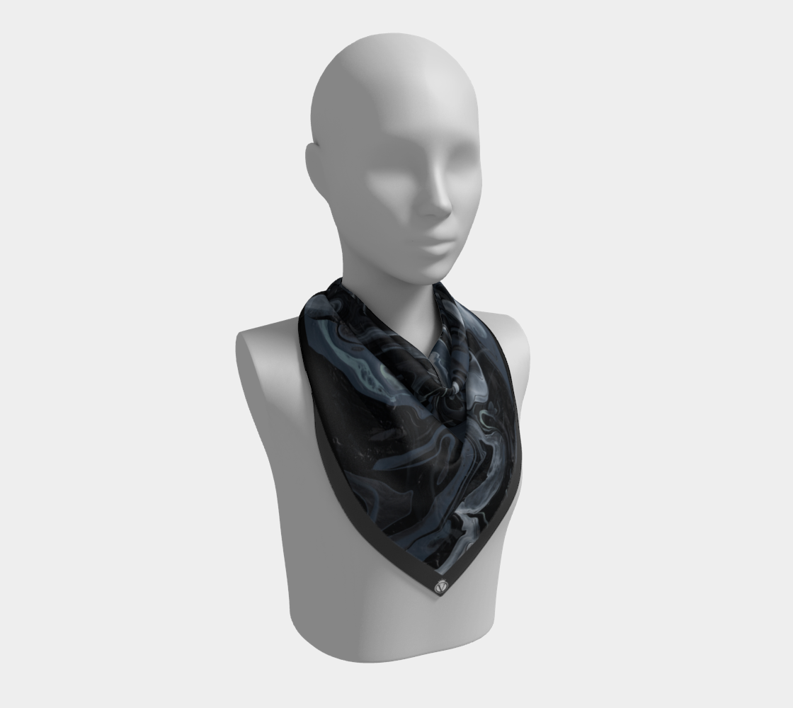 Silk Habotai Scarf - Smoking Gun