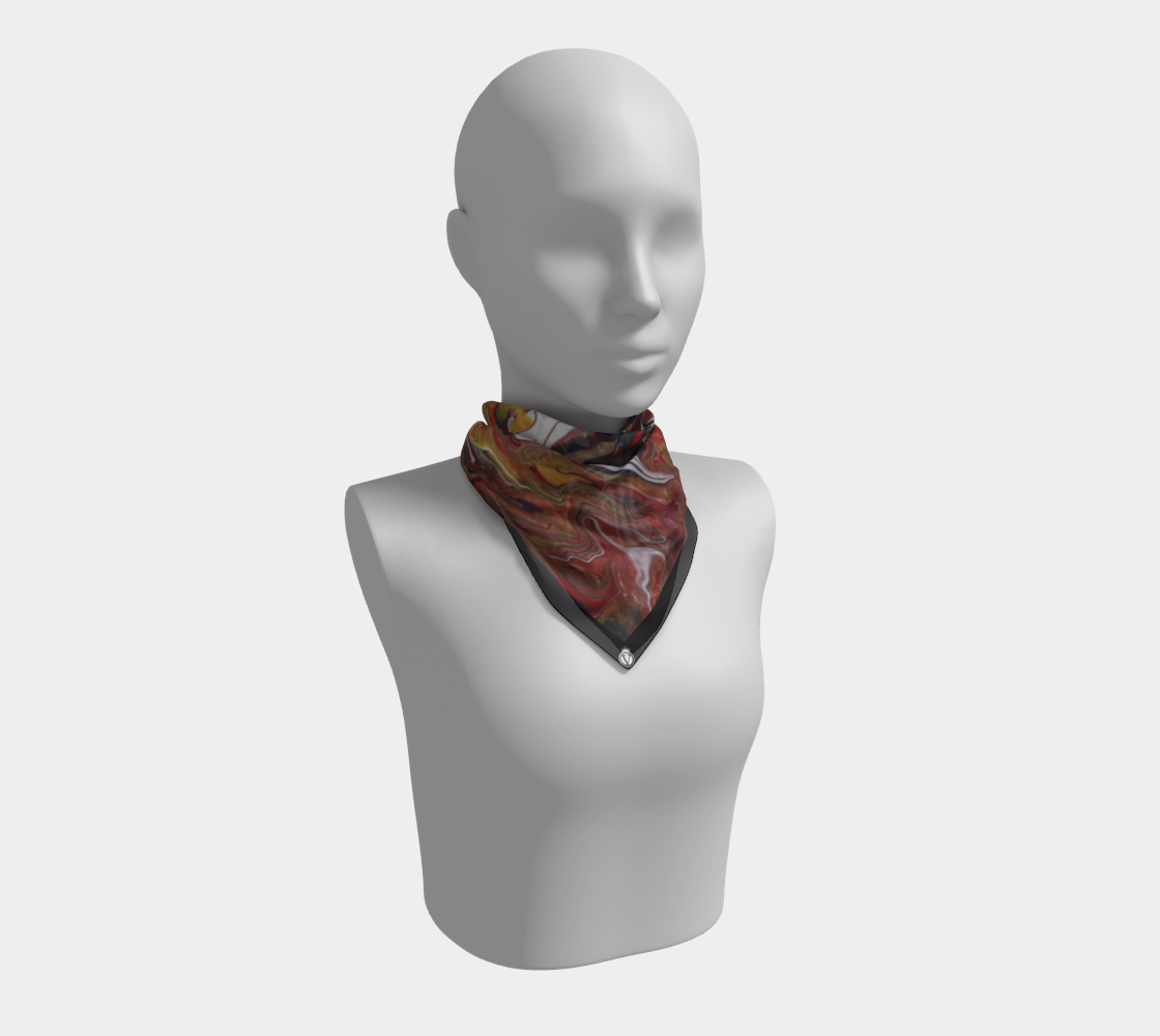 Silk Habotai Scarf - Eastern Expansion