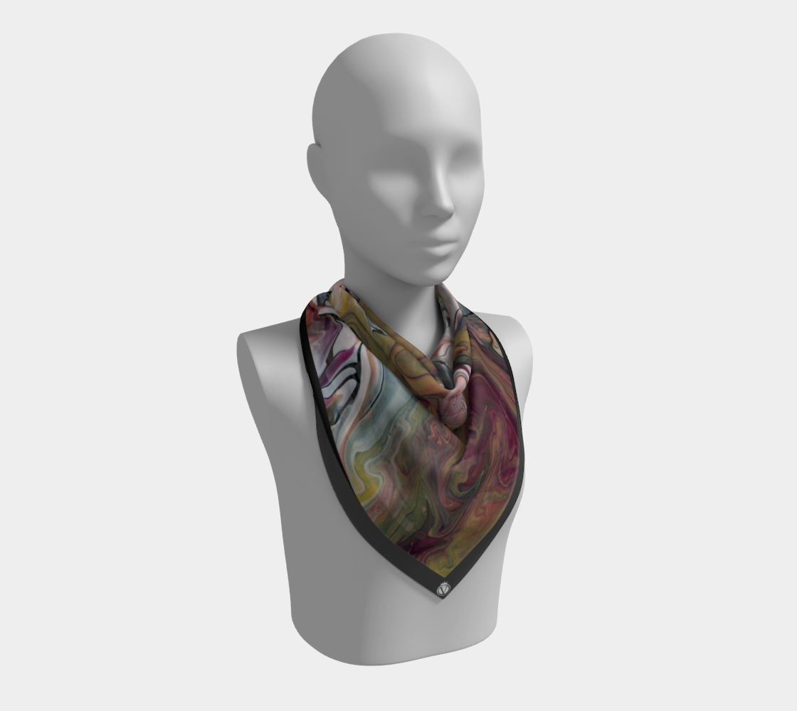 Silk Habotai Scarf - Alkaline South