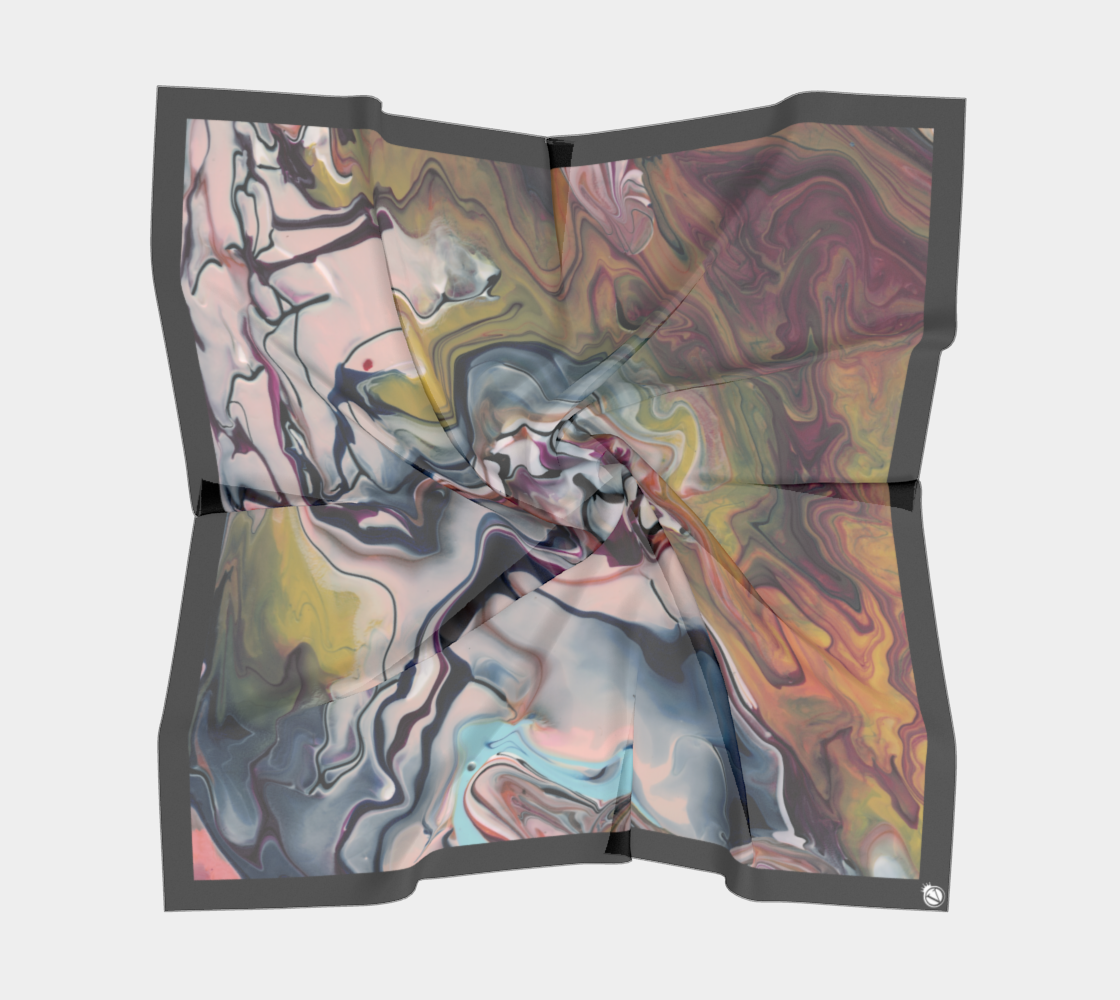 Silk Habotai Scarf - Alkaline North