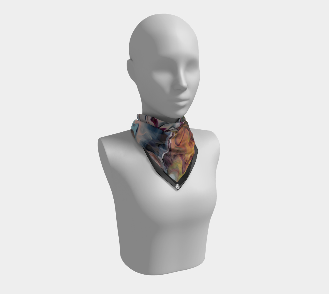 Silk Habotai Scarf - Alkaline North