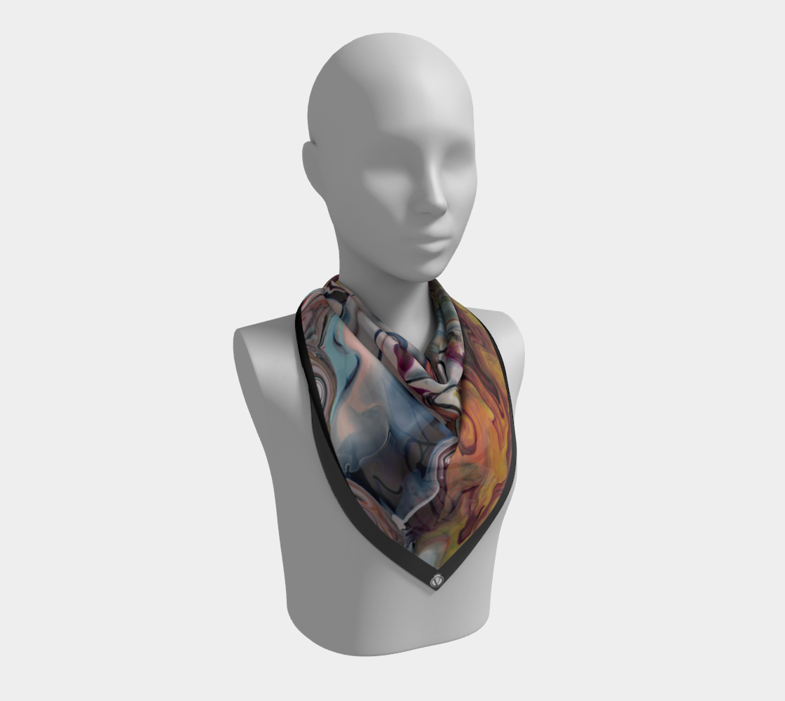 Silk Habotai Scarf - Alkaline North