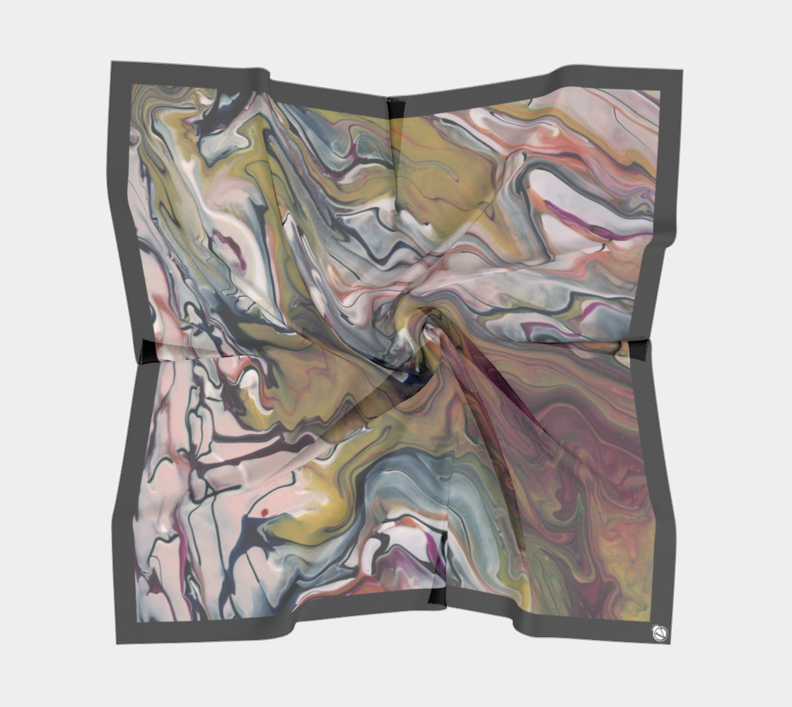 Silk Habotai Scarf - Alkaline South