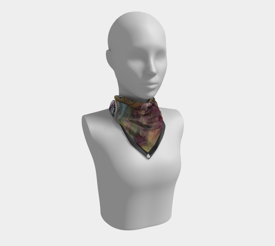 Silk Habotai Scarf - Alkaline South